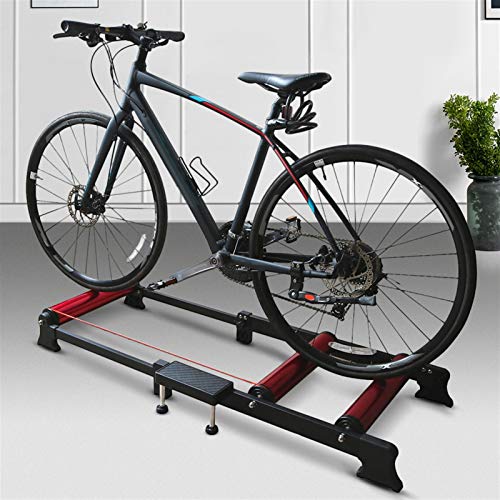 WERTYU Bicicleta Roller Platform Bike Training Station Indoor Doble Bicicleta Ciclismo Ejercicio Estación de Ejercicios Roller Bike Trainer Roller Training Tool