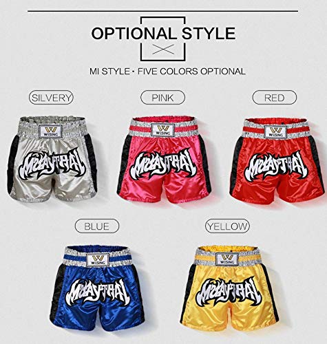 Wesing Diseñador Fitness Muay Thai Shorts MMA Kick Boxing Lucha Entrenamiento Entrenamiento UFC Trunks