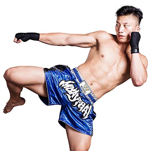 Wesing Diseñador Fitness Muay Thai Shorts MMA Kick Boxing Lucha Entrenamiento Entrenamiento UFC Trunks