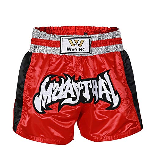 Wesing Diseñador Fitness Muay Thai Shorts MMA Kick Boxing Lucha Entrenamiento Entrenamiento UFC Trunks