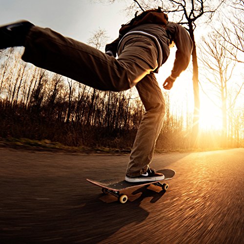 WeSkate Completo Skateboard 31"x8" 7 Capas Monopatín de Madera de Arce Skateboards con rodamientos ABEC-7 de 7 para Principiantes Niñas Niños Adolescentes Adultos WeSkate Completo Skateboard 31"x8" 7 Capas Monopatín de Madera de Arce Skateboards con rodamientos ABEC-7 de 7 para Principiantes Niñas Niños Adolescentes Adultos