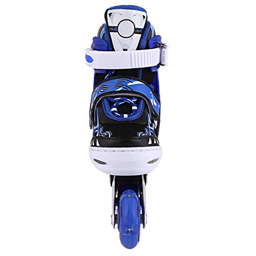 WeSkate Patines en Línea para Niños con Ruedas Luminosas Inline Skates/Rollerblade de Malla Transpirable para Niñas y Niños Tamaño 31-42(Rosa, Azul) WeSkate Patines en Línea para Niños con Ruedas Luminosas Inline Skates/Rollerblade de Malla Transpirable para Niñas y Niños Tamaño 31-42(Rosa, Azul)