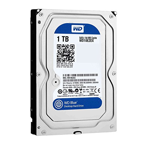 Western Digital WD - Disco Duro Interno HDD WD Blue wd10ezex 1tb 3.5" sata3 7200rpm 16mb 6gb/s