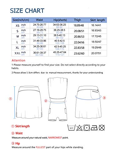 Westkun Falda de Golf Tenis Skort Mujer Negra Negra Pantalón Ropa Padel Running Corta Moda Deportivas Short Westkun Falda de Golf Tenis Skort Mujer Negra Negra Pantalón Ropa Padel Running Corta Moda Deportivas Short