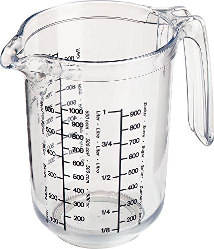 Westmark 30682270 Gerda-Recipiente de Cocina para medir cantidades (1 l), Plastic Westmark 30682270 Gerda-Recipiente de Cocina para medir cantidades (1 l), Plastic
