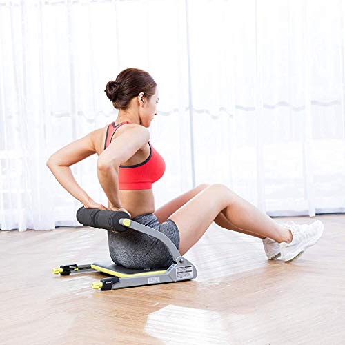 Wghz Abdominal Crunch Coaster Fitness Equipment, Core Strength Abdominal Trainers, Máquina de Entrenamiento con aplicación de Entrenamiento Original y guía de Ejercicios