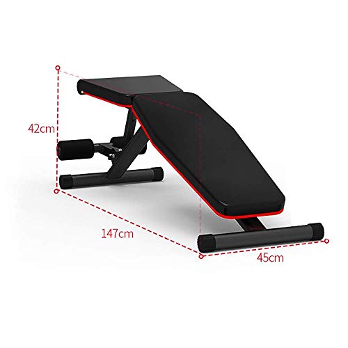 Wghz Banco Plegable Inclinado Ajustable Taburete Plegable con Mancuernas Extensión de piernas y Curl de piernas Banco para Levantamiento de Pesas Respaldo Ajustable múltiple para Principiantes y Wghz Banco Plegable Inclinado Ajustable Taburete Plegable con Mancuernas Extensión de piernas y Curl de piernas Banco para Levantamiento de Pesas Respaldo Ajustable múltiple para Principiantes y