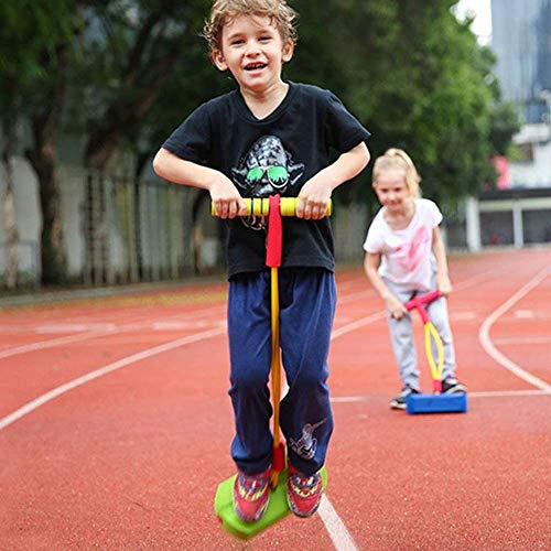 Wghz Pogo Stick Pogo Stick para niños Pogo Stick, Saltador para niños, diversión al Aire Libre, bastón de Salto, Soporte, Entrenamiento de Equilibrio, Juguete de práctica física para niños y niña