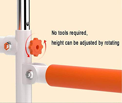 Wghz Power Tower Dip Station Pull Up Bar, Ajuste de Altura 137-207 cm, Carga máxima 120 kg, para Equipos de Entrenamiento de Entrenamiento de Fuerza de Gimnasio en casa, Color Blanco Wghz Power Tower Dip Station Pull Up Bar, Ajuste de Altura 137-207 cm, Carga máxima 120 kg, para Equipos de Entrenamiento de Entrenamiento de Fuerza de Gimnasio en casa, Color Blanco