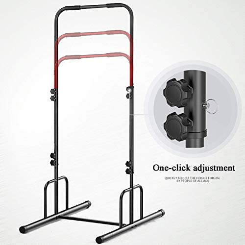 Wghz Torre de energía Ajustable para Entrenamiento en casa. Estación de Buceo Multifuncional con Barra de dominadas de Cuerpo Entero de pie Entrenamiento de Fuerza para Entrenamiento de Fuerza mu