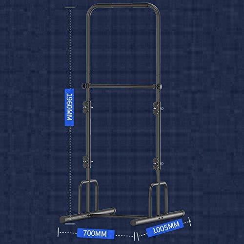 Wghz Torre de energía Ajustable para Entrenamiento en casa. Estación de Buceo Multifuncional con Barra de dominadas de Cuerpo Entero de pie Entrenamiento de Fuerza para Entrenamiento de Fuerza mu