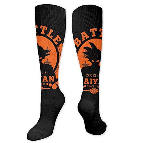 WH-CLA Drago-n Bal-l Battle Son Goku Saiyan Unisex Calcetines de compresión Calcetines hasta la rodilla Calcetines largos de tubo 8.5x50cm WH-CLA Drago-n Bal-l Battle Son Goku Saiyan Unisex Calcetines de compresión Calcetines hasta la rodilla Calcetines largos de tubo 8.5x50cm