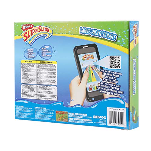 Wham-O-64120 Slip and Slide Double Wave Rider con boogies, Multicolor (64120) Wham-O-64120 Slip and Slide Double Wave Rider con boogies, Multicolor (64120)