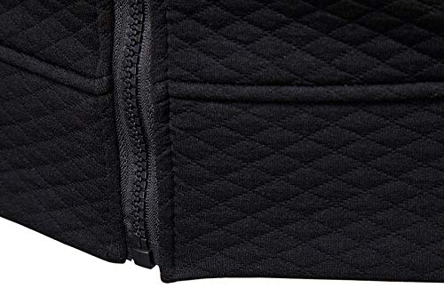 WHATLEES Unisex Hip Hop Urban Bisic Design – Sudadera con capucha sin mangas 02010051xnegro S WHATLEES Unisex Hip Hop Urban Bisic Design – Sudadera con capucha sin mangas 02010051xnegro S