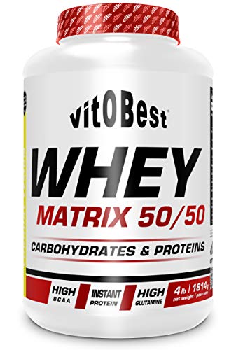 WHEY MATRIX 50/50 4 lb FRESA - Suplementos Alimentación y Suplementos Deportivos - Vitobest