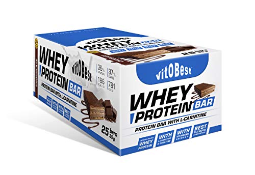 WHEY PROTEIN BAR 35 g CHOCO (25 Uds.) - Suplementos Alimentación y Suplementos Deportivos - Vitobest WHEY PROTEIN BAR 35 g CHOCO (25 Uds.) - Suplementos Alimentación y Suplementos Deportivos - Vitobest