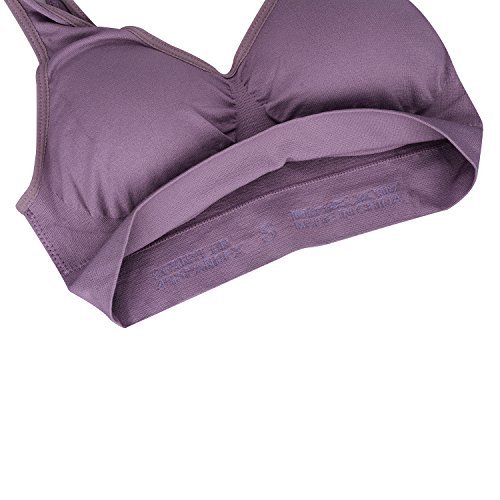 WhiFan Mujeres 2/3 Piezas Sujetador Deportivo Sin Costuras Yoga Top con Almohadillas Extraíbles Ultimate Corriendo Gimnasio Ropa