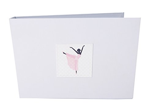 White Cotton Cards "Bailarina Tiny Valor álbum de Fotos, Ballet, Color Blanco