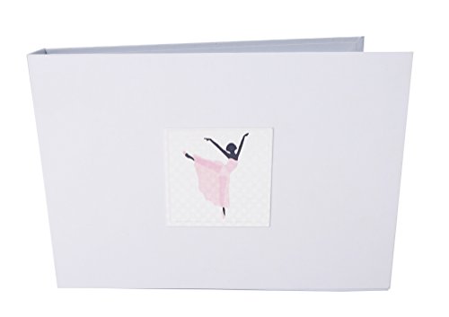 White Cotton Cards "Bailarina Tiny Valor álbum de Fotos, Ballet, Color Blanco White Cotton Cards "Bailarina Tiny Valor álbum de Fotos, Ballet, Color Blanco