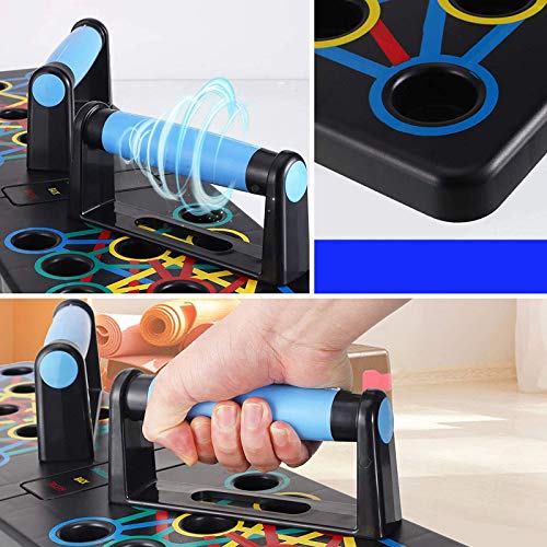 WHJX Push up Board,Plegable para Ejercicios en el Hogar,Portátil Tabla de Flexiones,para Entrenamiento Corporal Push Up Rack Board,Hombres,Mujeres Entrenamiento en el Hogar Bracket WHJX Push up Board,Plegable para Ejercicios en el Hogar,Portátil Tabla de Flexiones,para Entrenamiento Corporal Push Up Rack Board,Hombres,Mujeres Entrenamiento en el Hogar Bracket