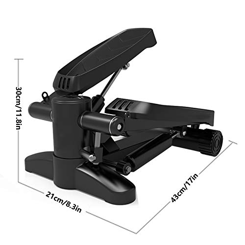 WHY Twister Stepper, Swing Stepper con Pantalla Multifuncional Y Cuerdas De Resistencia Step Cardio Fitness Maquina De Subir Escaleras Casa Carga -150KG WHY Twister Stepper, Swing Stepper con Pantalla Multifuncional Y Cuerdas De Resistencia Step Cardio Fitness Maquina De Subir Escaleras Casa Carga -150KG