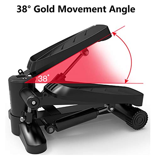 WHY Twister Stepper, Swing Stepper con Pantalla Multifuncional Y Cuerdas De Resistencia Step Cardio Fitness Maquina De Subir Escaleras Casa Carga -150KG WHY Twister Stepper, Swing Stepper con Pantalla Multifuncional Y Cuerdas De Resistencia Step Cardio Fitness Maquina De Subir Escaleras Casa Carga -150KG
