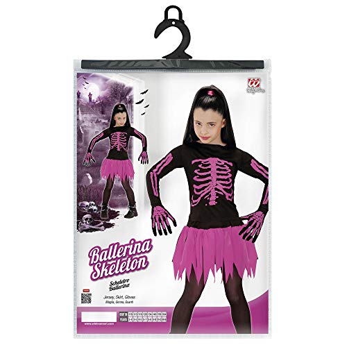 WIDMANN - Esqueleto de la bailarina disfraz para niño, S (00216) WIDMANN - Esqueleto de la bailarina disfraz para niño, S (00216)