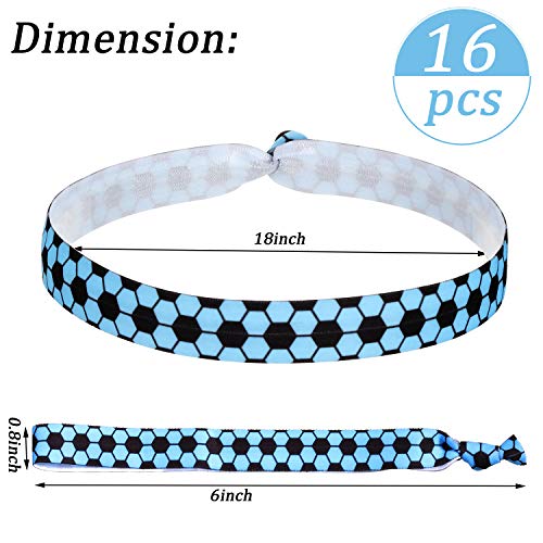 WILLBOND 16 Cintas de Pelo de FĂștbol Accesorios de Pelo de FĂștbol Scrunchies de Pelo de FĂștbol Diademas de FĂștbol Cinta de Pelo sin Pliegues Soporte de Cola de Caballo ElĂĄstico WILLBOND 16 Cintas de Pelo de FĂștbol Accesorios de Pelo de FĂștbol Scrunchies de Pelo de FĂștbol Diademas de FĂștbol Cinta de Pelo sin Pliegues Soporte de Cola de Caballo ElĂĄstico