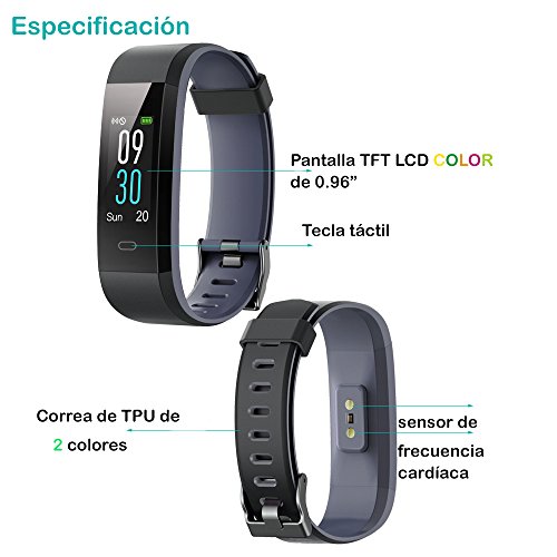Willful Pulsera Actividad, Pulsera Actividad Inteligente Pantalla Color Reloj con Pulsómetro Impermeable IP68 Podómetro Pulsera Deportiva Reloj para Xiaomi Samsung Huawei Android iPhone iOS Teléfono Willful Pulsera Actividad, Pulsera Actividad Inteligente Pantalla Color Reloj con Pulsómetro Impermeable IP68 Podómetro Pulsera Deportiva Reloj para Xiaomi Samsung Huawei Android iPhone iOS Teléfono