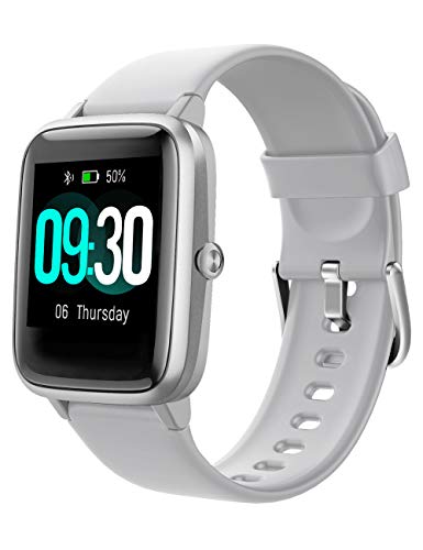 Willful Smartwatch,Reloj Inteligente con Pulsómetro,Cronómetros,Calorías,Monitor de Sueño,Podómetro Monitores de Actividad Impermeable IP68 Smartwatch Hombre Reloj Deportivo para Android iOS