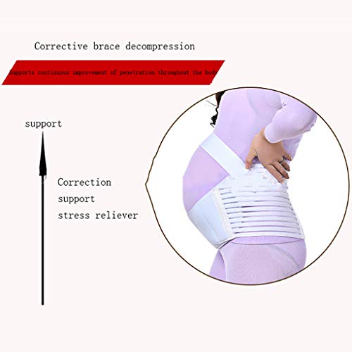 WILLQ Cinturón de Maternidad, Cinturón de Soporte de Embarazo de Maternidad, con Correas para los Hombros Soporte de arnés Ajustable Soporte de Vientre prenatal Ligero y Transpirable,Blanco,XL WILLQ Cinturón de Maternidad, Cinturón de Soporte de Embarazo de Maternidad, con Correas para los Hombros Soporte de arnés Ajustable Soporte de Vientre prenatal Ligero y Transpirable,Blanco,XL