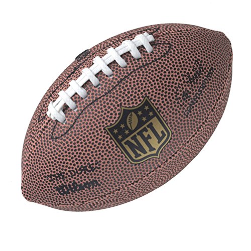 Wilson F1637 Pelota de fútbol Americano The Duke NFL Micro Juego recreativo y colección, para niños, Marrón, 17 x 10 cm Wilson F1637 Pelota de fútbol Americano The Duke NFL Micro Juego recreativo y colección, para niños, Marrón, 17 x 10 cm