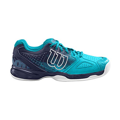 Wilson Kaos Devo Carpet, Zapatilla de Tenis para Pistas de Interior, tenistas de Cualquier Nivel para Hombre, Azul/Azul Claro/Blanco, 41 1/3 EU Wilson Kaos Devo Carpet, Zapatilla de Tenis para Pistas de Interior, tenistas de Cualquier Nivel para Hombre, Azul/Azul Claro/Blanco, 41 1/3 EU