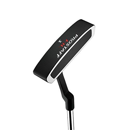 Wilson Prostaff, Putter para mujer (mano derecha), 89 cm de largo (35 pulgadas), Para principiantes y jugadores avanzados, 470 g, Prostaff HDX I Putter, LRH, Plata/Turquesa, WGD133500