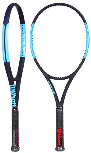 Wilson Raqueta de tenis, Ultra 100L, Grafito, Negro/azul, Empuñadura: 4 1/8'', WRT73741U1 Wilson Raqueta de tenis, Ultra 100L, Grafito, Negro/azul, Empuñadura: 4 1/8'', WRT73741U1