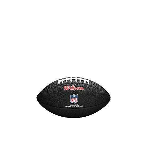 Wilson WTF1533BLXBSE Pelota de fútbol Americano Mini NFL Team Soft Touch Seattle Seahawks para Juego recreativo, Unisex-Adult, Negro