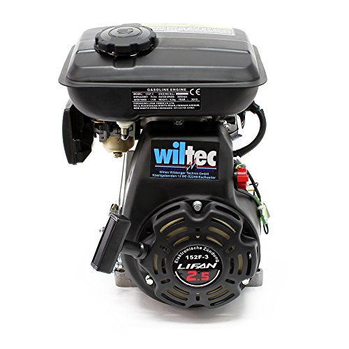 WilTec LIFAN 152 Motor de Gasolina 1.8kW (2.45PS) 4-Tiempos 15mm refrigerado por Aire Arranque Manual WilTec LIFAN 152 Motor de Gasolina 1.8kW (2.45PS) 4-Tiempos 15mm refrigerado por Aire Arranque Manual