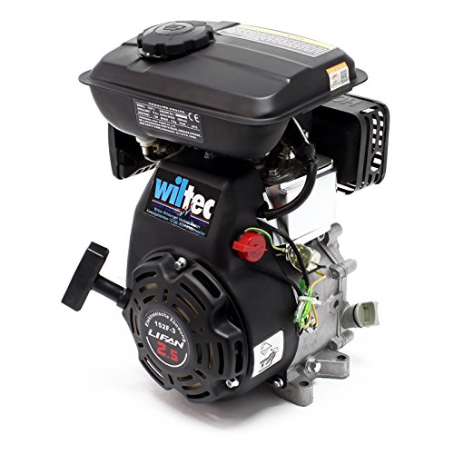WilTec LIFAN 152 Motor de Gasolina 1.8kW (2.45PS) 4-Tiempos 15mm refrigerado por Aire Arranque Manual