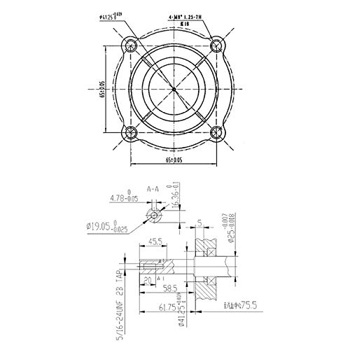 WilTec LIFAN 168 Motor de Gasolina 4,8 kW (6,5PS) Motor de 19,05mm para Karts