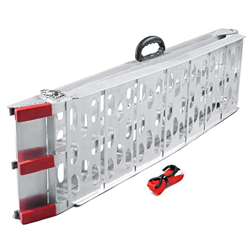 WilTec Rampa Carga Motocicletas ATV Aluminio Plegable Quads Motos Vehículos Ayuda Transporte 226cm 340kg WilTec Rampa Carga Motocicletas ATV Aluminio Plegable Quads Motos Vehículos Ayuda Transporte 226cm 340kg