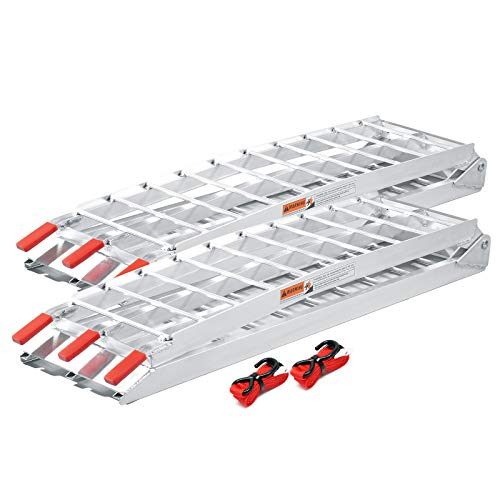 WilTec Rampas Carga Motocicletas ATV 2X 1360kg 226cm Aluminio Plegables Quads Motos WilTec Rampas Carga Motocicletas ATV 2X 1360kg 226cm Aluminio Plegables Quads Motos