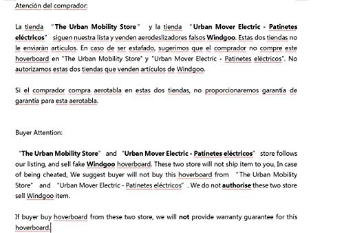Windgoo Hoverboard 6.5" Scooter eléctrico con Auto Equilibrio, Hoverboard con Bluetooth y LED, por la borda con certificación UL 2272 (N1-R) Windgoo Hoverboard 6.5" Scooter eléctrico con Auto Equilibrio, Hoverboard con Bluetooth y LED, por la borda con certificación UL 2272 (N1-R)