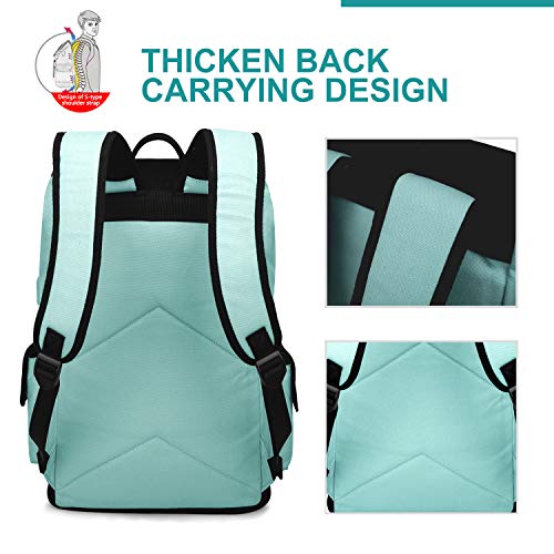 WindTook Mochila Universitaria Mujer de Lona 15.6 Pulgadas Mochila Ordenador Portatil con Puerto de USB para Escolares Mochila de Hombre Multiusos Dackpack para Viaje Trabajo BLU