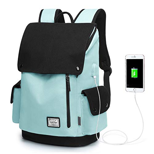 WindTook Mochila Universitaria Mujer de Lona 15.6 Pulgadas Mochila Ordenador Portatil con Puerto de USB para Escolares Mochila de Hombre Multiusos Dackpack para Viaje Trabajo BLU WindTook Mochila Universitaria Mujer de Lona 15.6 Pulgadas Mochila Ordenador Portatil con Puerto de USB para Escolares Mochila de Hombre Multiusos Dackpack para Viaje Trabajo BLU