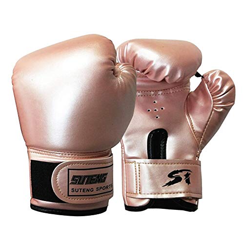 WingFly Guantes de Boxeo para Niños, 3 Colores PU Fighting Muay Thai Sparring Que Perfora los Guantes de Kickboxing para los Niños (Rosa) WingFly Guantes de Boxeo para Niños, 3 Colores PU Fighting Muay Thai Sparring Que Perfora los Guantes de Kickboxing para los Niños (Rosa)