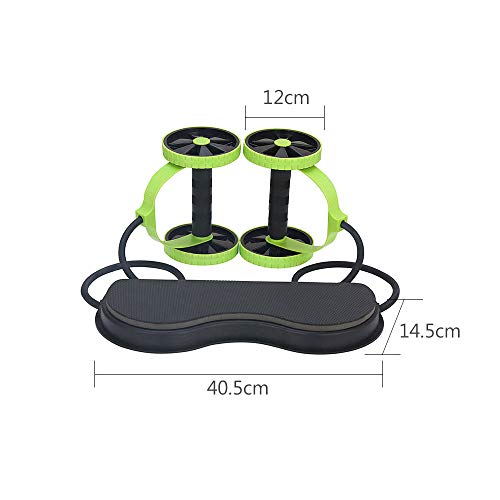 WingFly Ruedas AB Estiramiento con Rodillo Resistencia Abdominal elástica Cuerda de tracción para Entrenador de músculos Abdominales Ejercicio Gimnasio en casa (Equipo 1) WingFly Ruedas AB Estiramiento con Rodillo Resistencia Abdominal elástica Cuerda de tracción para Entrenador de músculos Abdominales Ejercicio Gimnasio en casa (Equipo 1)