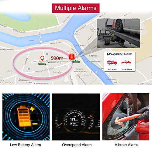 Winnes Localizador GPS para Coche, App/Sitio Web posición en Tiempo Real Antirrobo rastreador GPS para Vehículos Fuerte imán y 5000mAh Recarga GPS Tracker con Gratis App para Smartphone TK905 Winnes Localizador GPS para Coche, App/Sitio Web posición en Tiempo Real Antirrobo rastreador GPS para Vehículos Fuerte imán y 5000mAh Recarga GPS Tracker con Gratis App para Smartphone TK905