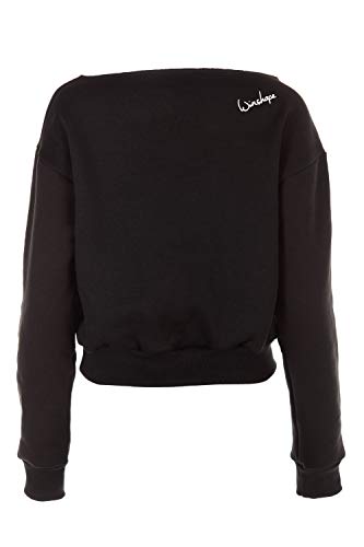 Winshape Damen Kurzes Sweatshirt Dance Defines ME LS001, Street Style, Fitness Freizeit Sport Yoga Workout Sudadera, Mujer, Negro, Large Winshape Damen Kurzes Sweatshirt Dance Defines ME LS001, Street Style, Fitness Freizeit Sport Yoga Workout Sudadera, Mujer, Negro, Large