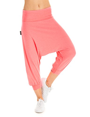 Winshape Deporte para Mujer Dance para Fitness y Uso Cotidiano Sport Pantalones de harén Rosa Coral neón Talla:Medium Winshape Deporte para Mujer Dance para Fitness y Uso Cotidiano Sport Pantalones de harén Rosa Coral neón Talla:Medium