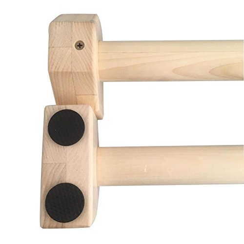 wisedwell Nuevas Empuñaduras De Empuje De 50 Cm De Madera, Barras De Empuje Antideslizantes Hechas A Mano para Ejercicios De Calistenia Y Giros wisedwell Nuevas Empuñaduras De Empuje De 50 Cm De Madera, Barras De Empuje Antideslizantes Hechas A Mano para Ejercicios De Calistenia Y Giros